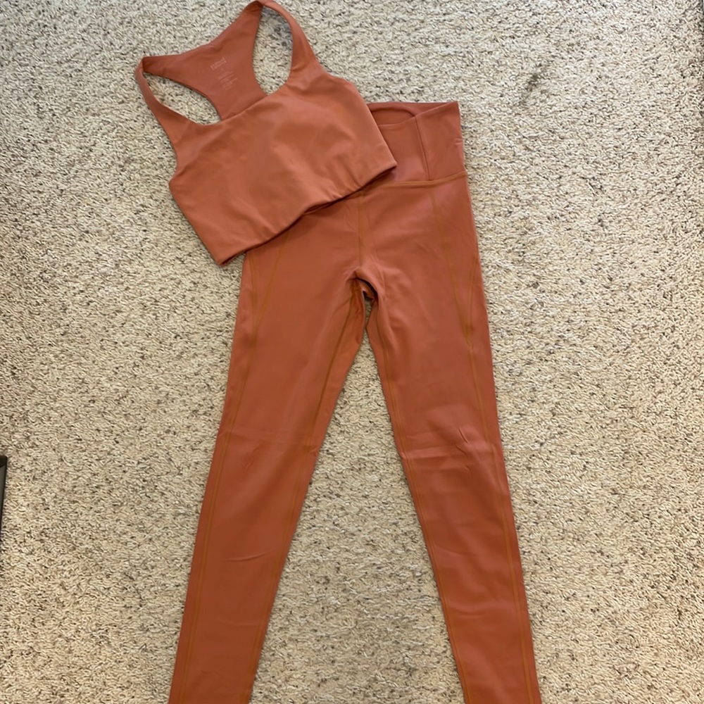 The Girlfriend Collective Sports Bra and Legging Set